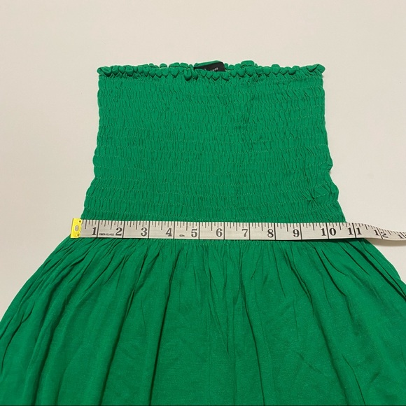 Cejon Green Stretchy Tube Dress SZ L - Picture 4 of 5